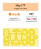 Omask 57050 Mig-17F mask (for Airfix) 1/72